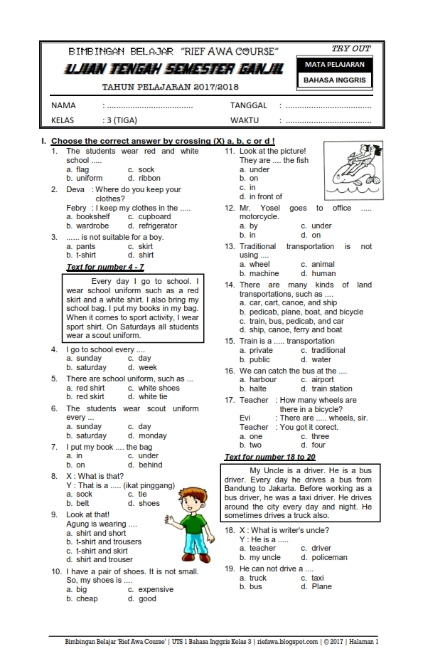 Materi Bahasa Inggris Kelas 7 Semester 1 Kurikulum 2013 Dalchaebi Materi Bahasa Inggris Kelas 7 Semester 1 Kurikulum 2013 Dalchaebi