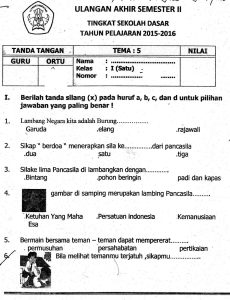 Yuk Cek Contoh Soal Pilihan Ganda Pkn Kelas 11 Semester 1 Terbaru