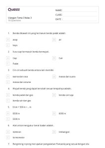 50 lembar kerja Mengukur Volume untuk Kelas 3 di Quizizz Gratis