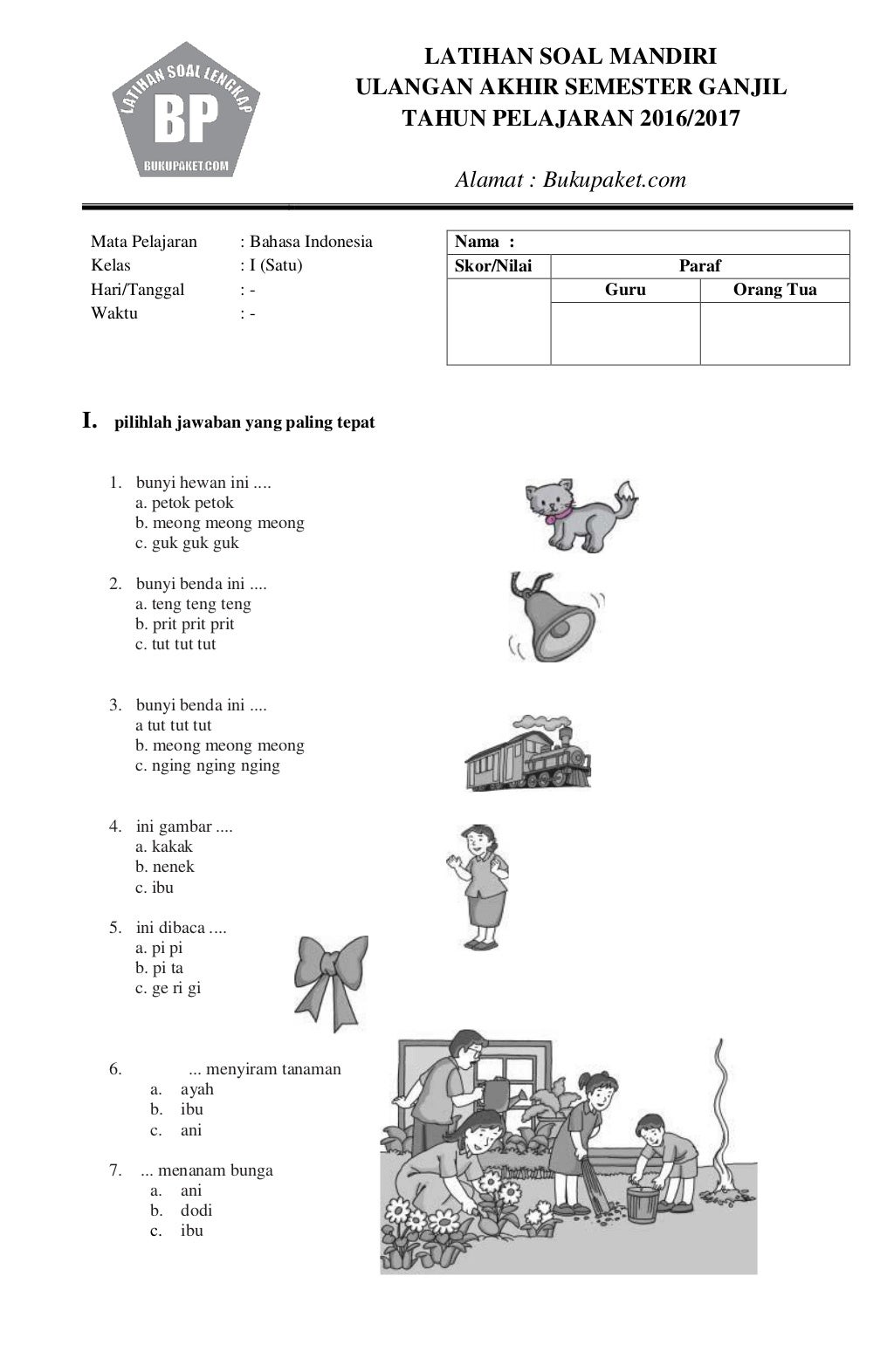7 Rahasia Nilai Bagus dengan Download Soal Bahasa Indonesia Kelas 1 Semester 2 PDF Ini