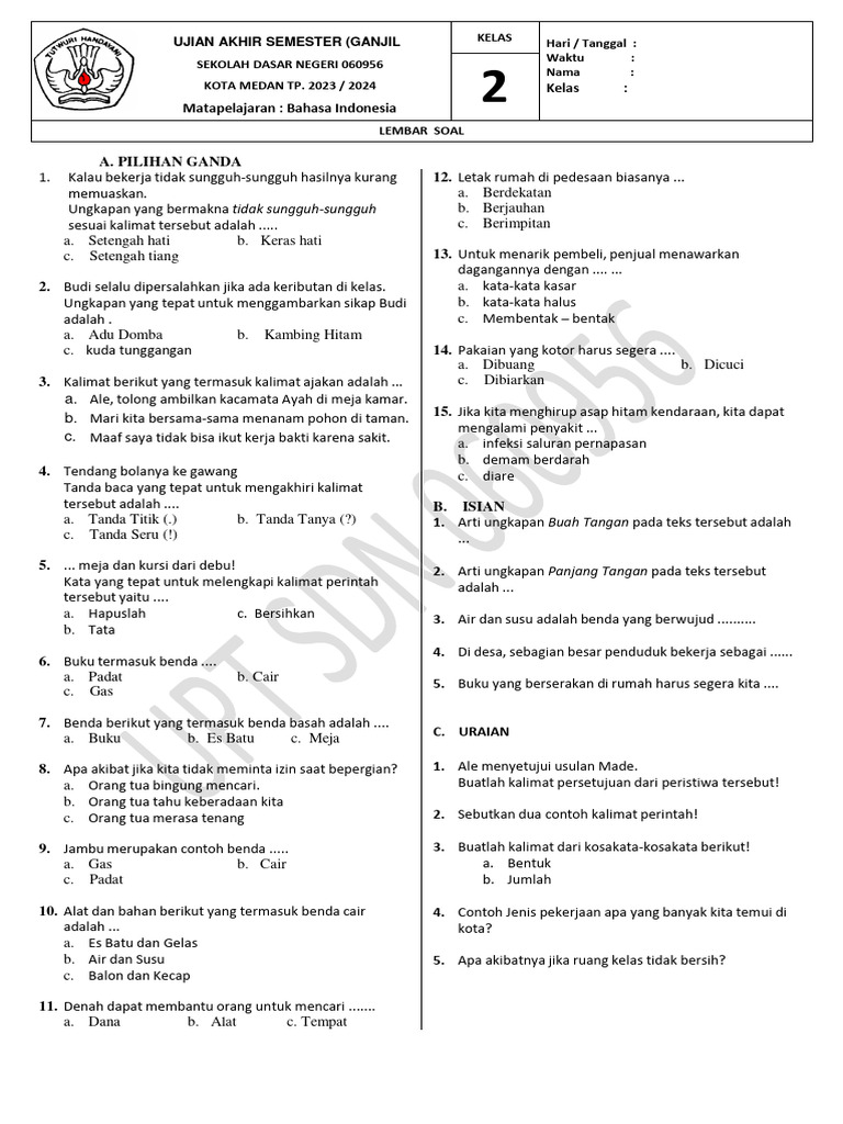 7 Rahasia Sukses Nilai Ujian dengan Latihan Bahasa Indonesia Kelas 3 Smt 2 Soal Terbaru