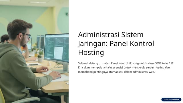Administrasi-Sistem-Jaringan-Panel-Kontrol-Hosting pptx