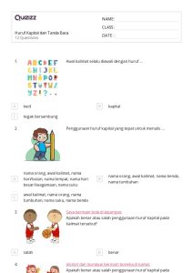 50 lembar kerja Kalimat Tanda baca untuk Kelas 3 di Quizizz Gratis