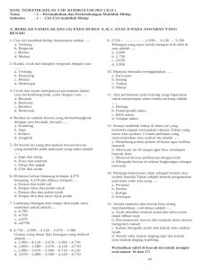 Soal Tematik Kelas 3 SD PDF
