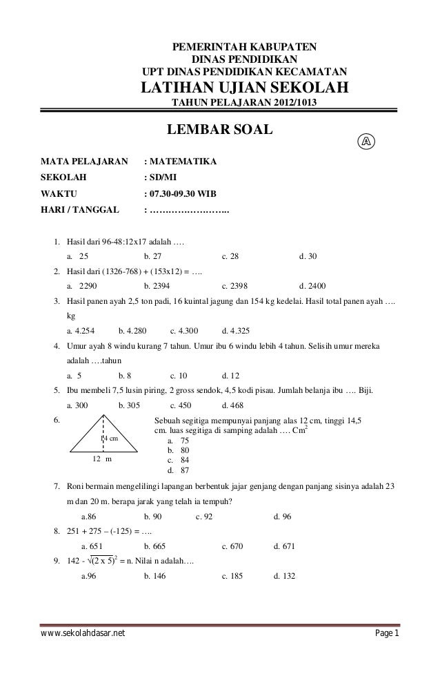 3 Soal Ujian Kelas 6 Semester 2 Ini Sering Bikin Siswa Salah, Ternyata Mudah 3 Soal Ujian Kelas 6 Semester 2 Ini Sering Bikin Siswa Salah, Ternyata Mudah