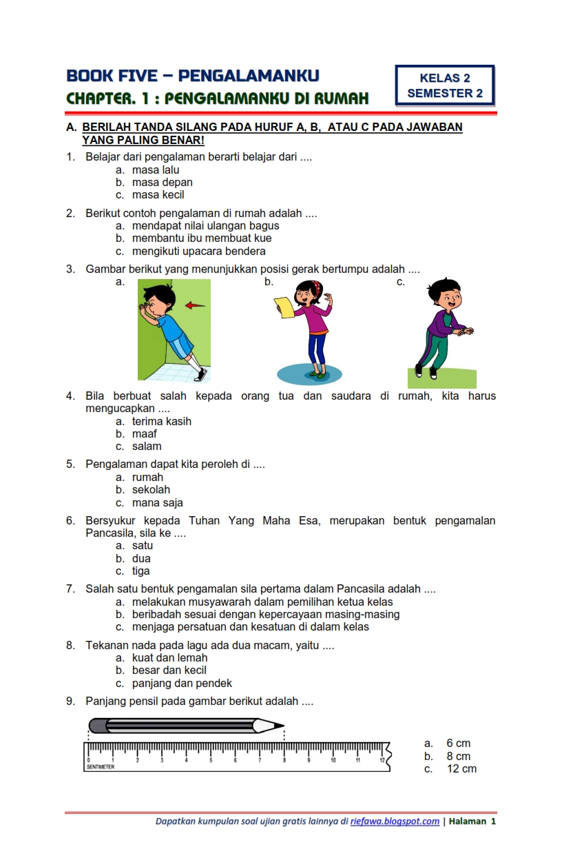 Akhirnya Terungkap! Hanapi Bani di Soal SBdP Kelas 2 Semester 1 Akhirnya Terungkap! Hanapi Bani di Soal SBdP Kelas 2 Semester 1