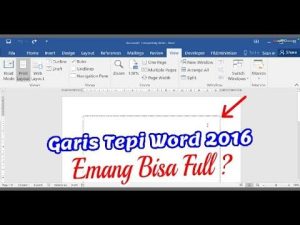 Cara Menampilkan Text Boundaries Di