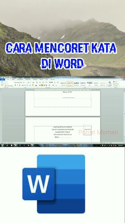 CARA MENCORET KATA di WORD - YouTube