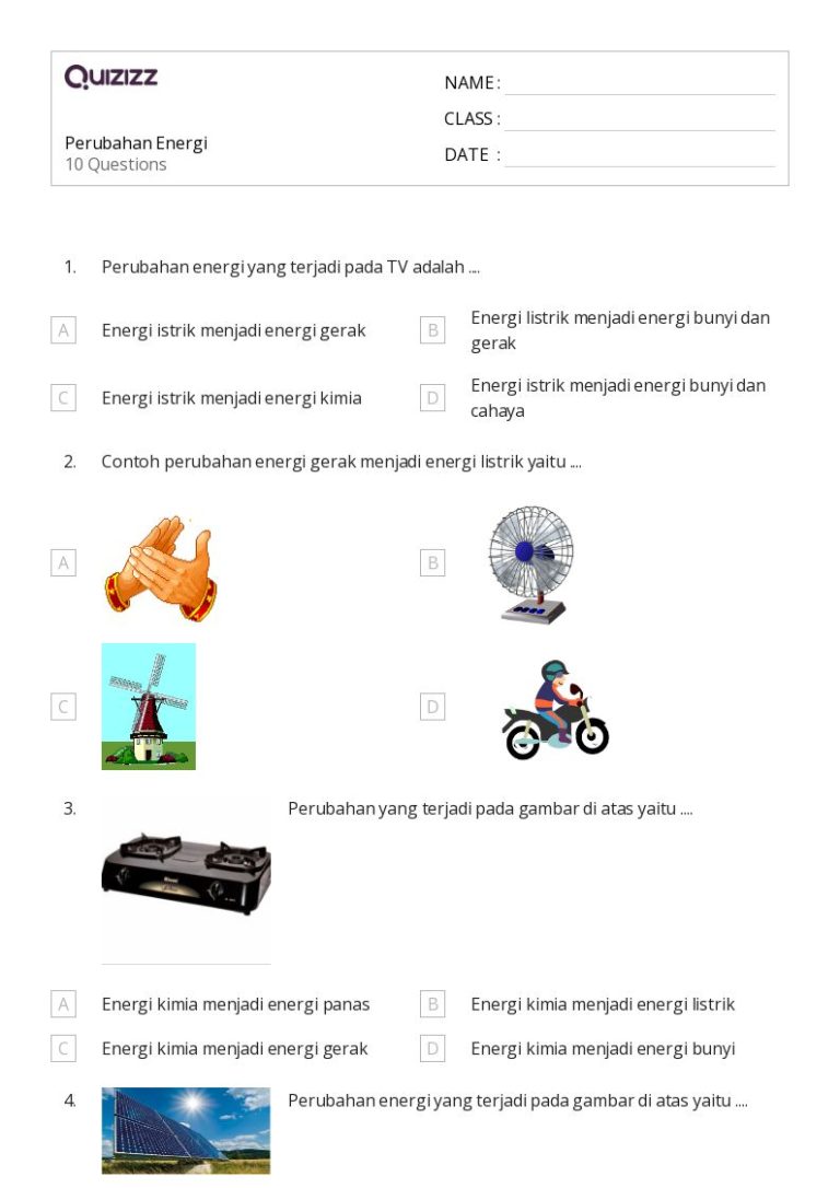 7 Contoh Soal IPA Kelas 3 Semester 2 tentang Energi yang Wajib Dikuasai Siswa 7 Contoh Soal IPA Kelas 3 Semester 2 tentang Energi yang Wajib Dikuasai Siswa