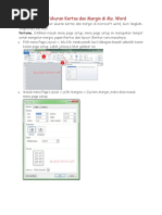 Cara Mengatur Margin 4433 di Word PDF Cara Mengatur Margin 4433 di Word PDF