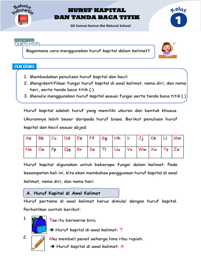 7 Soal Huruf Kapital Kelas 2 SD Ternyata Sering Salah, Wajib Tahu Sebelum Ujian 7 Soal Huruf Kapital Kelas 2 SD Ternyata Sering Salah, Wajib Tahu Sebelum Ujian