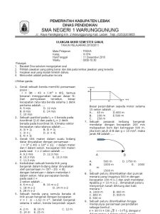 Kunci Jawaban Fisika Kelas 11 Semester 2 Dalchaebi