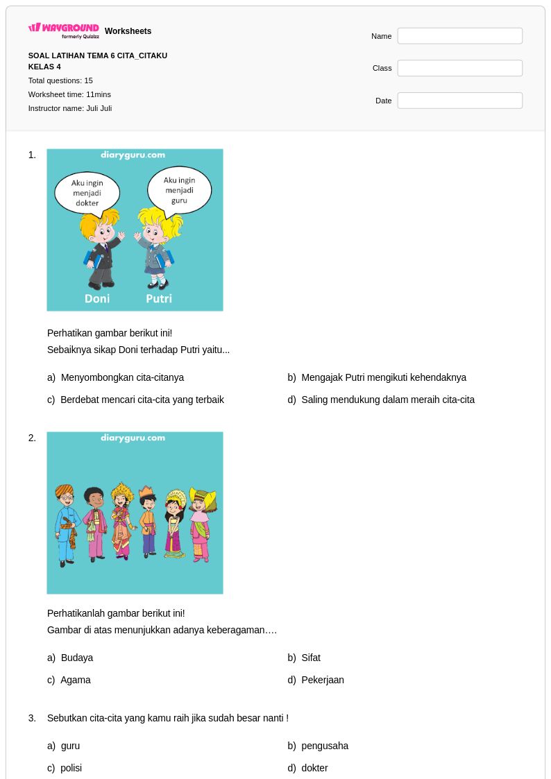 Terbukti 5 Tips Cepat Kuasai latihan soal tema 6 kelas 4 cita-citaku Tahun 2026 Segera!