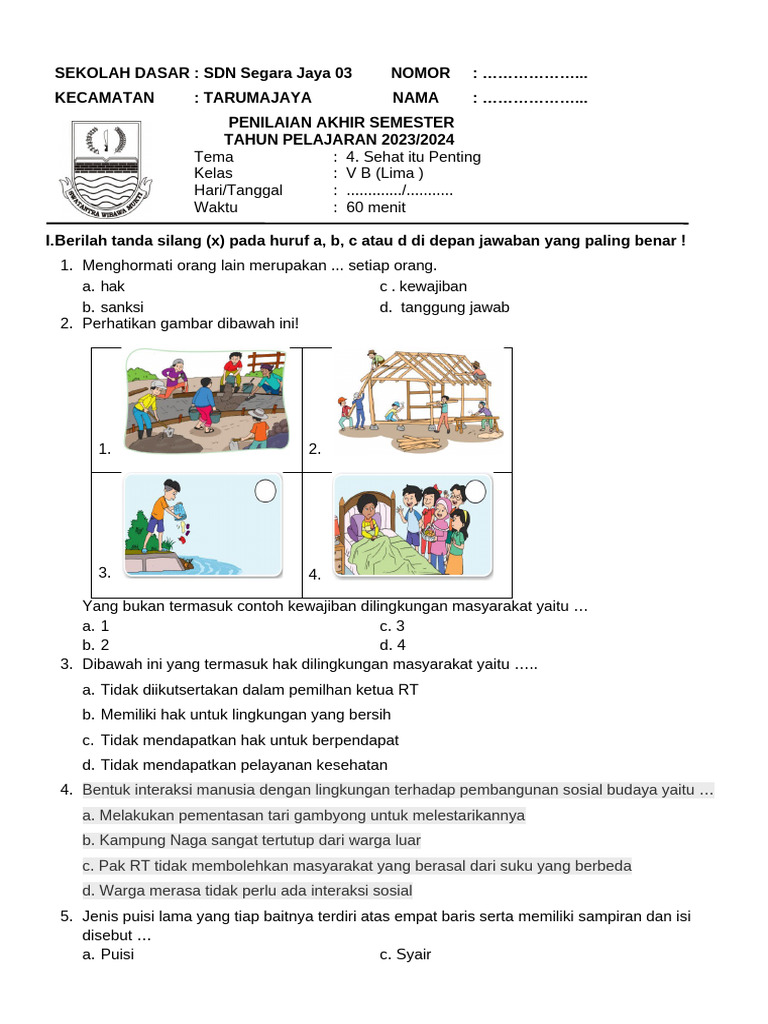 Rahasia Cepat Paham Soal Tema 4 Kelas 5 Bahasa Indonesia yang Jarang Diketahui Siswa
