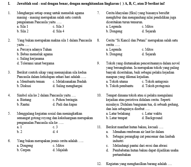 Ternyata Ini Kunci Jawab Soal Tema 4 Kelas 4SD Agar Nilai Kamu Langsung Melonjak Ternyata Ini Kunci Jawab Soal Tema 4 Kelas 4SD Agar Nilai Kamu Langsung Melonjak